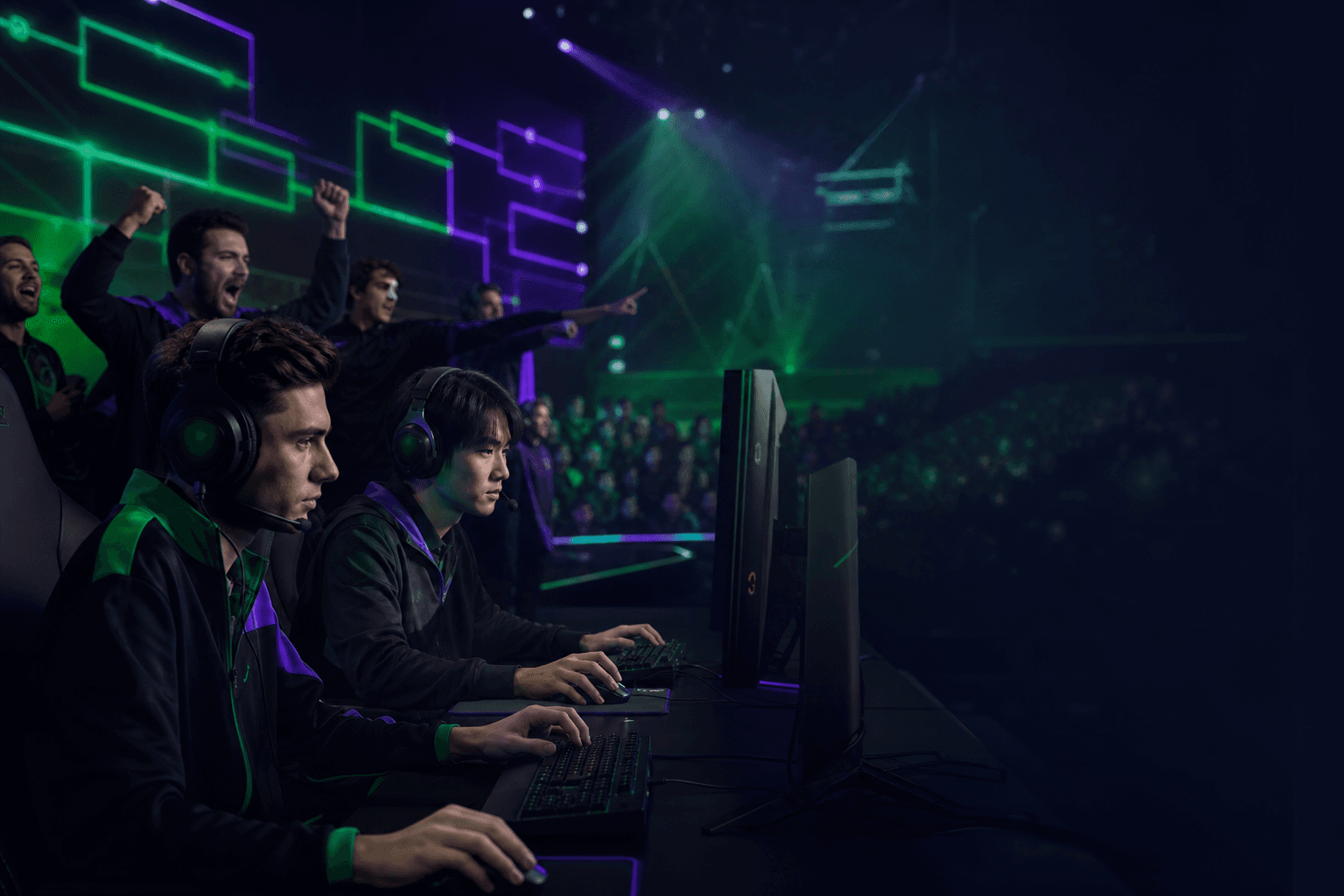Ilustrace sportu a gamingu